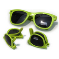 Solid Color Folding Compact Sunglasses
